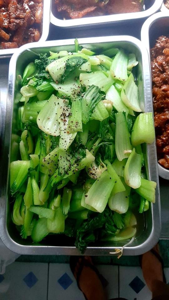 Cải thìa xào -duoc-ban-tai-Thảo Nhi Food Garden