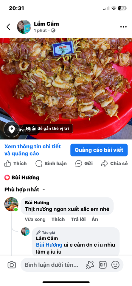 Thịt ướp về tự nướng-duoc-ban-tai-HẢI SẢN CẨM