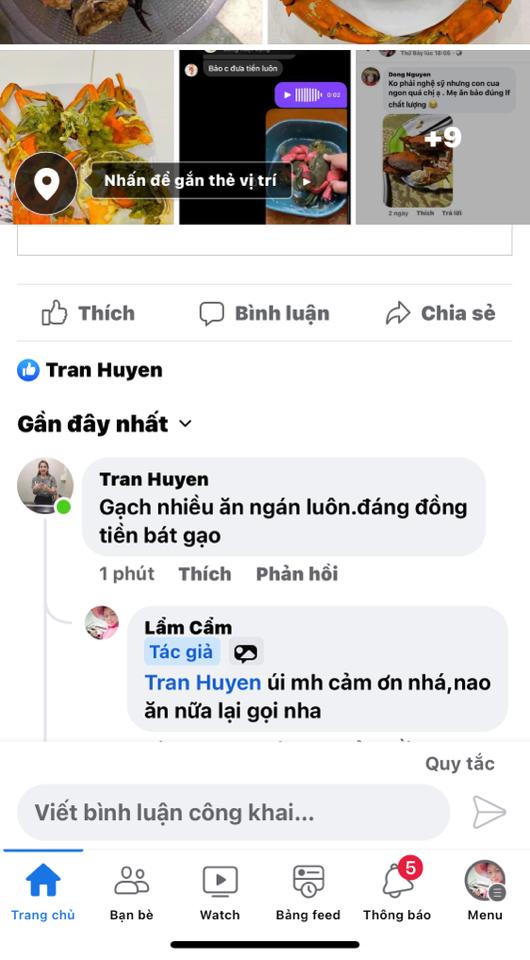 Cua thịt to-duoc-ban-tai-HẢI SẢN CẨM