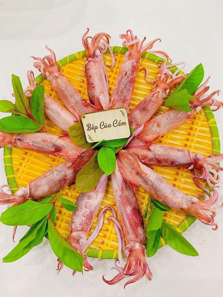 Mực ống câu Size 3-4-duoc-ban-tai-HẢI SẢN CẨM