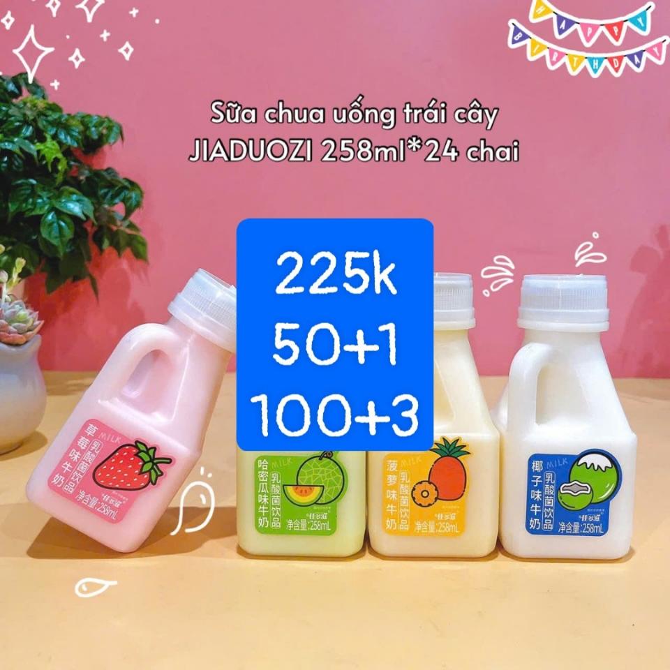Sữa chua uống trái cây.258* 24chai-duoc-ban-tai-Bánh kẹo ₫ai loan