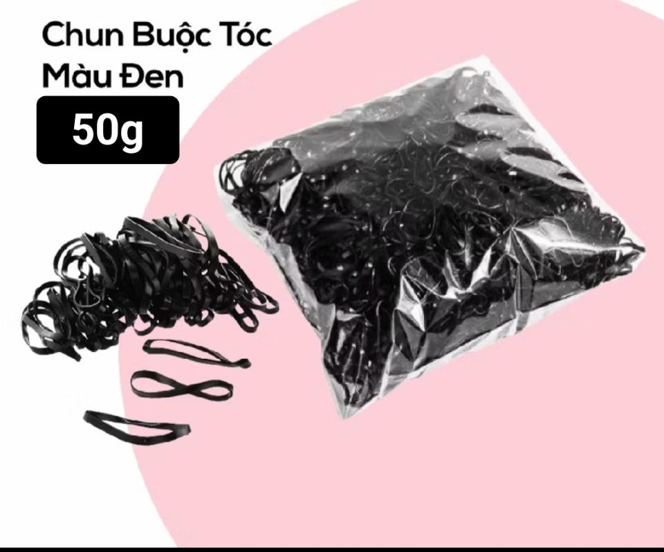 Dây thun đen cột tóc 50g-duoc-ban-tai-KHO SỈ MINH TUỆ