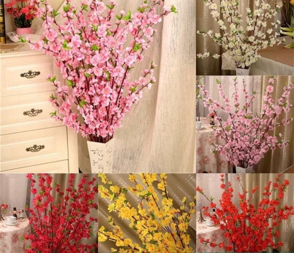 Hoa mai,  đào giả 5 nhánh-duoc-ban-tai-KHO SỈ MINH TUỆ