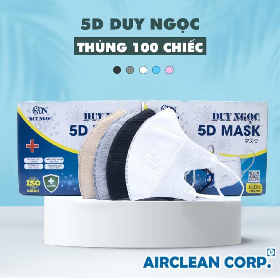 Khẩu trang 5D 100c-duoc-ban-tai-KHO SỈ MINH TUỆ