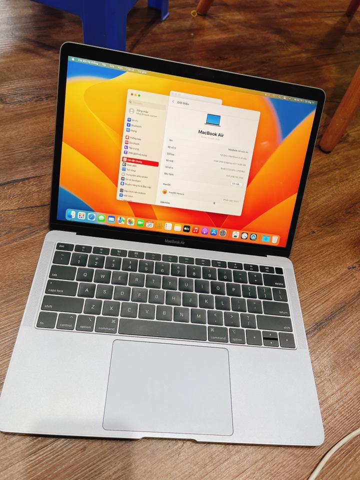 Macbook air 2019 ram 8/128gb-duoc-ban-tai-Vinh Trần