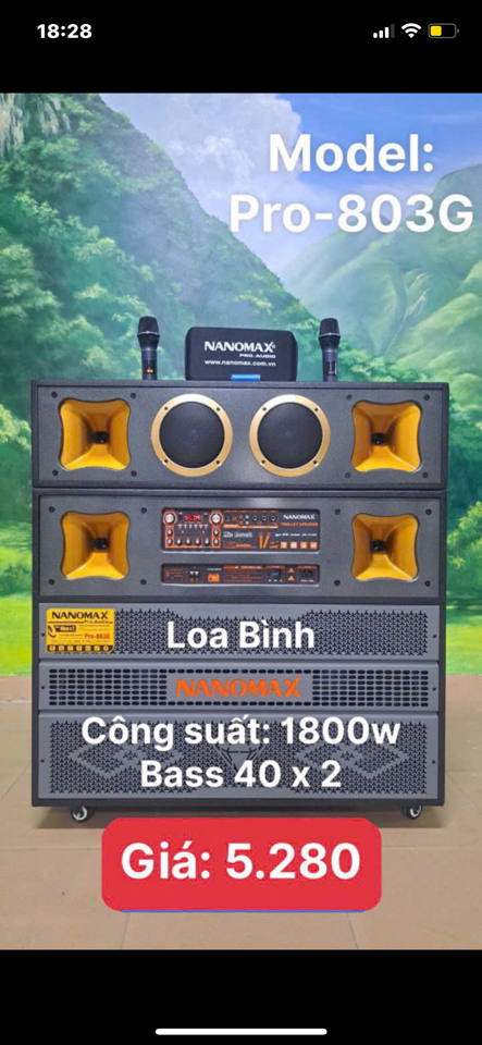 Loa kéo lớn PRO 803G bass 40-duoc-ban-tai-Điện máy Tường Vy