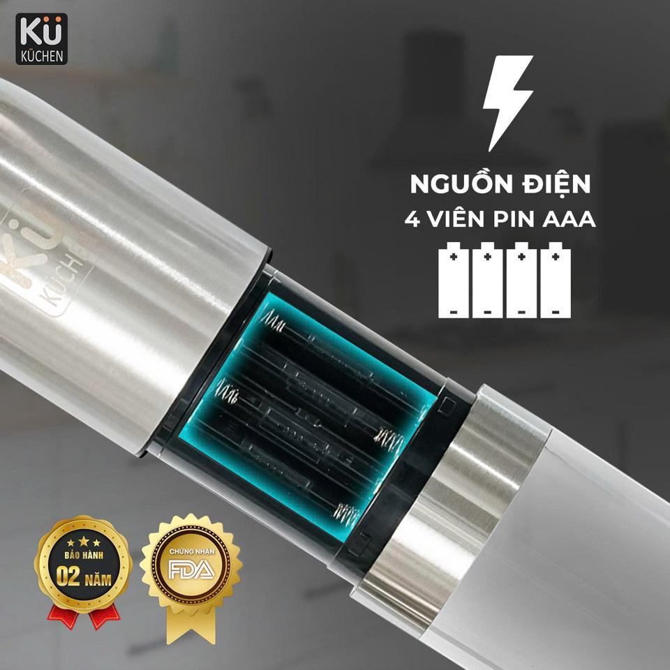 Máy Xay Tiêu ,Muối Tự Động KUCHEN KYMQ-63B-duoc-ban-tai-HẬU HOÀNG STORE