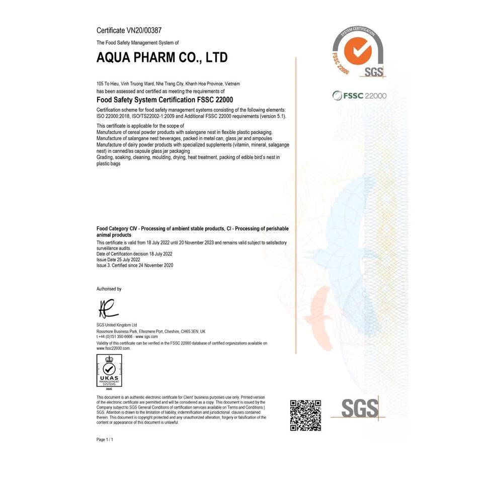 Yến Sào Đông Trùng Hạ Thảo-Hộp 6 lọ-duoc-ban-tai-HẬU HOÀNG STORE