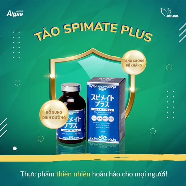 Tảo Nhật spimate plus- Hộp 600 viên-duoc-ban-tai-HẬU HOÀNG STORE