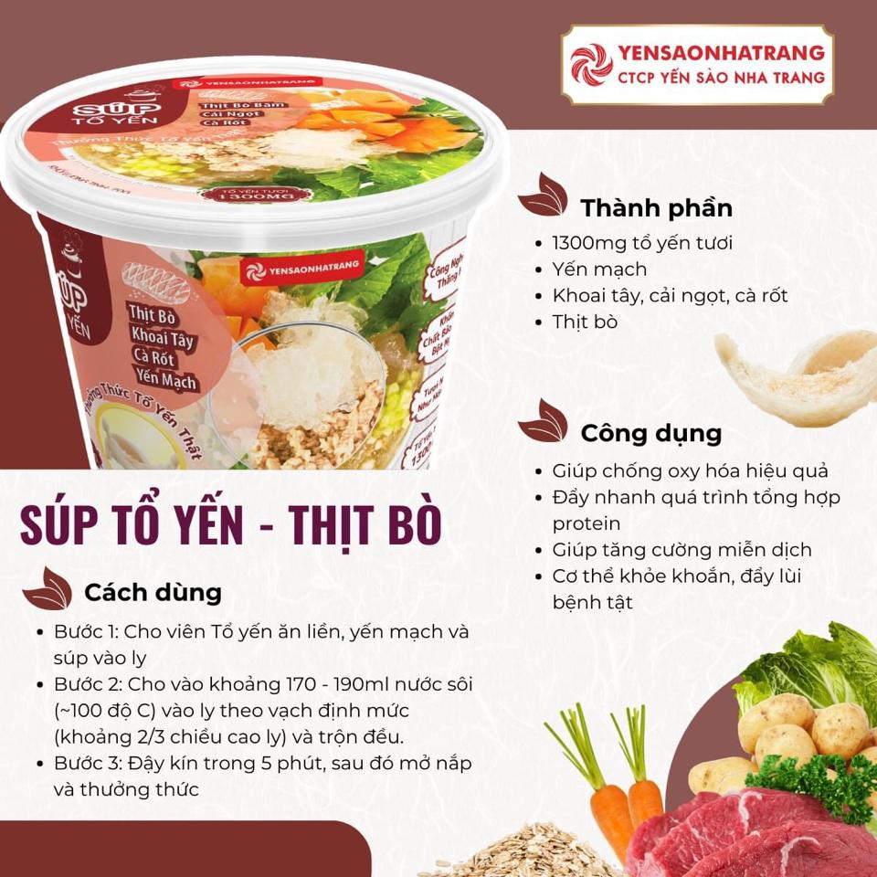 Súp Tổ Yến -Thịt Bò-duoc-ban-tai-HẬU HOÀNG STORE