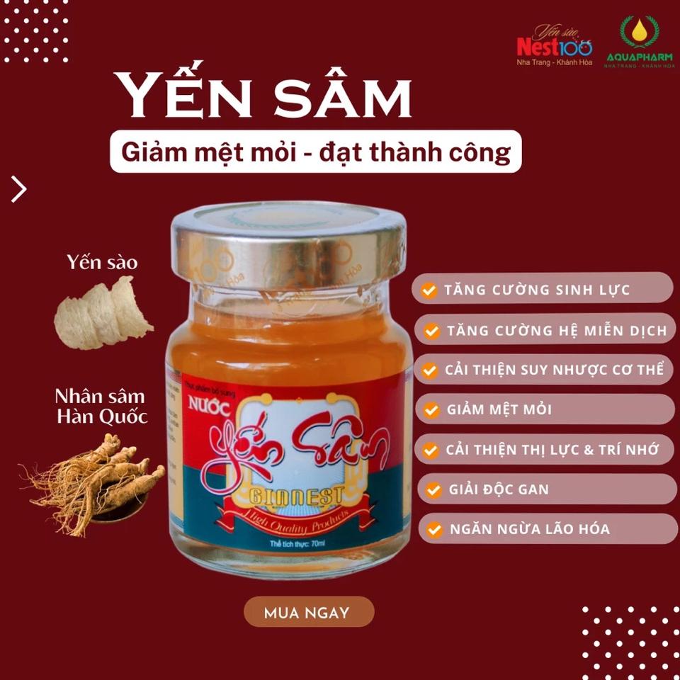 Yến Sào Nhân Sâm -Hộp 6 Lọ-duoc-ban-tai-HẬU HOÀNG STORE