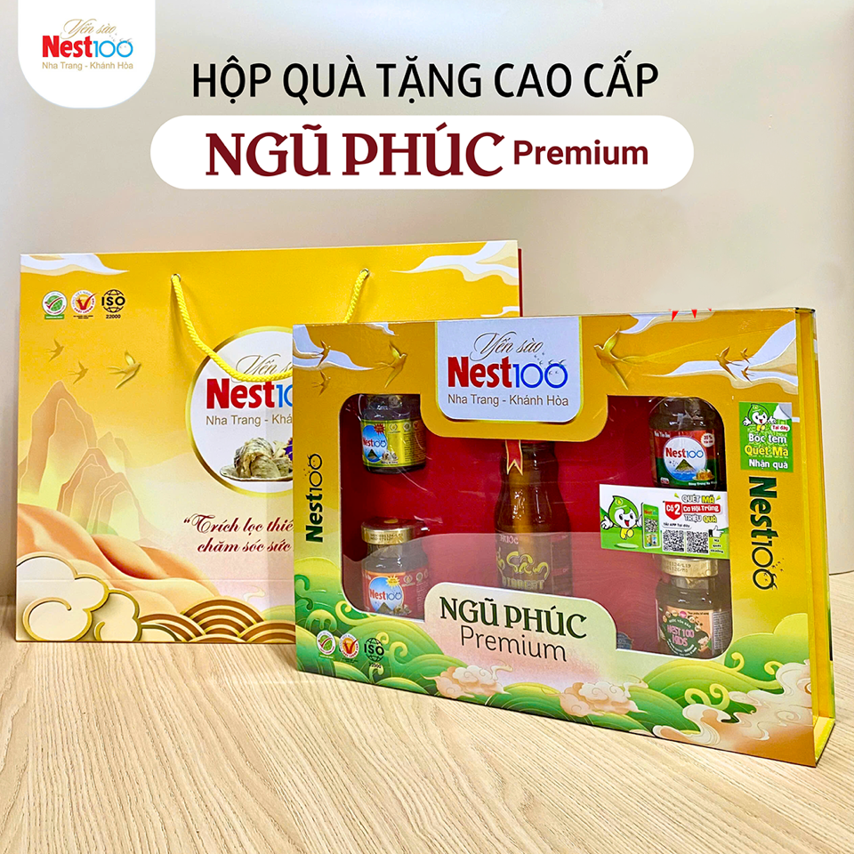 Hộp Yến Quà Tặng Ngũ Phúc Cao cấp-duoc-ban-tai-HẬU HOÀNG STORE