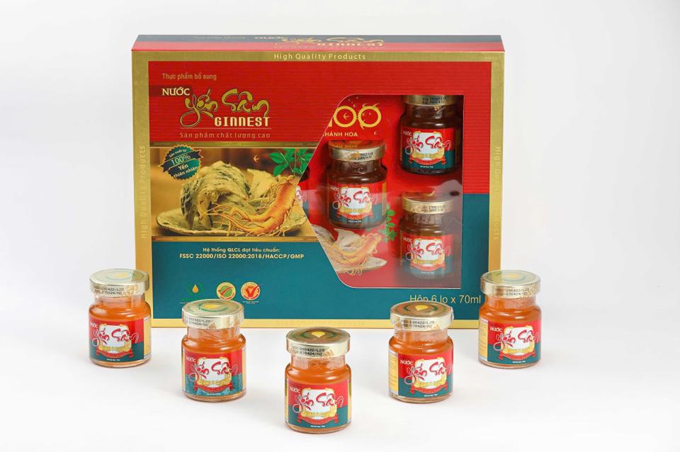 Yến Sào Nhân Sâm -Hộp 6 Lọ-duoc-ban-tai-HẬU HOÀNG STORE