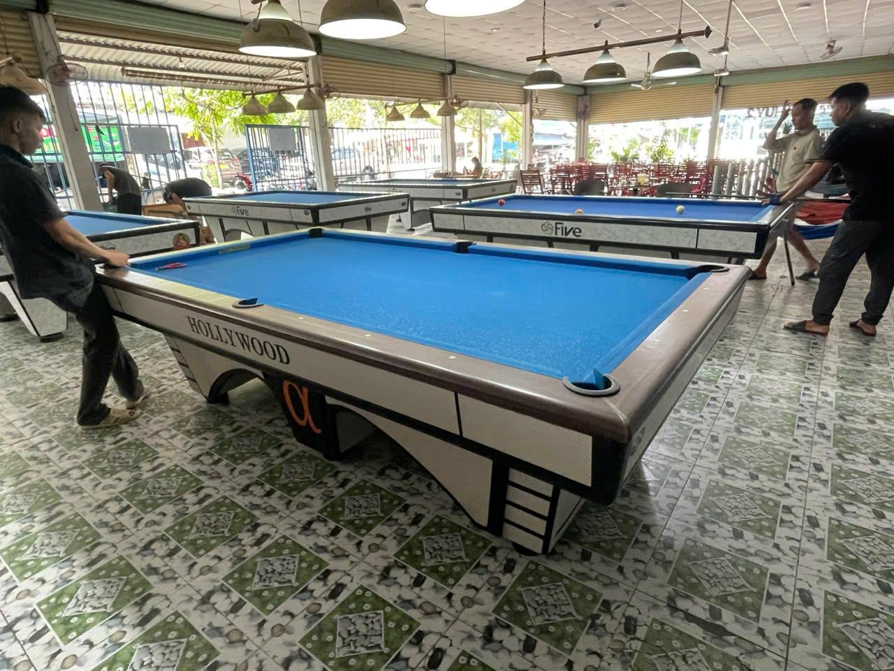 Bàn Lỗ HLW nâu trắng @-duoc-ban-tai-BILLIARD Hoàng Dũng