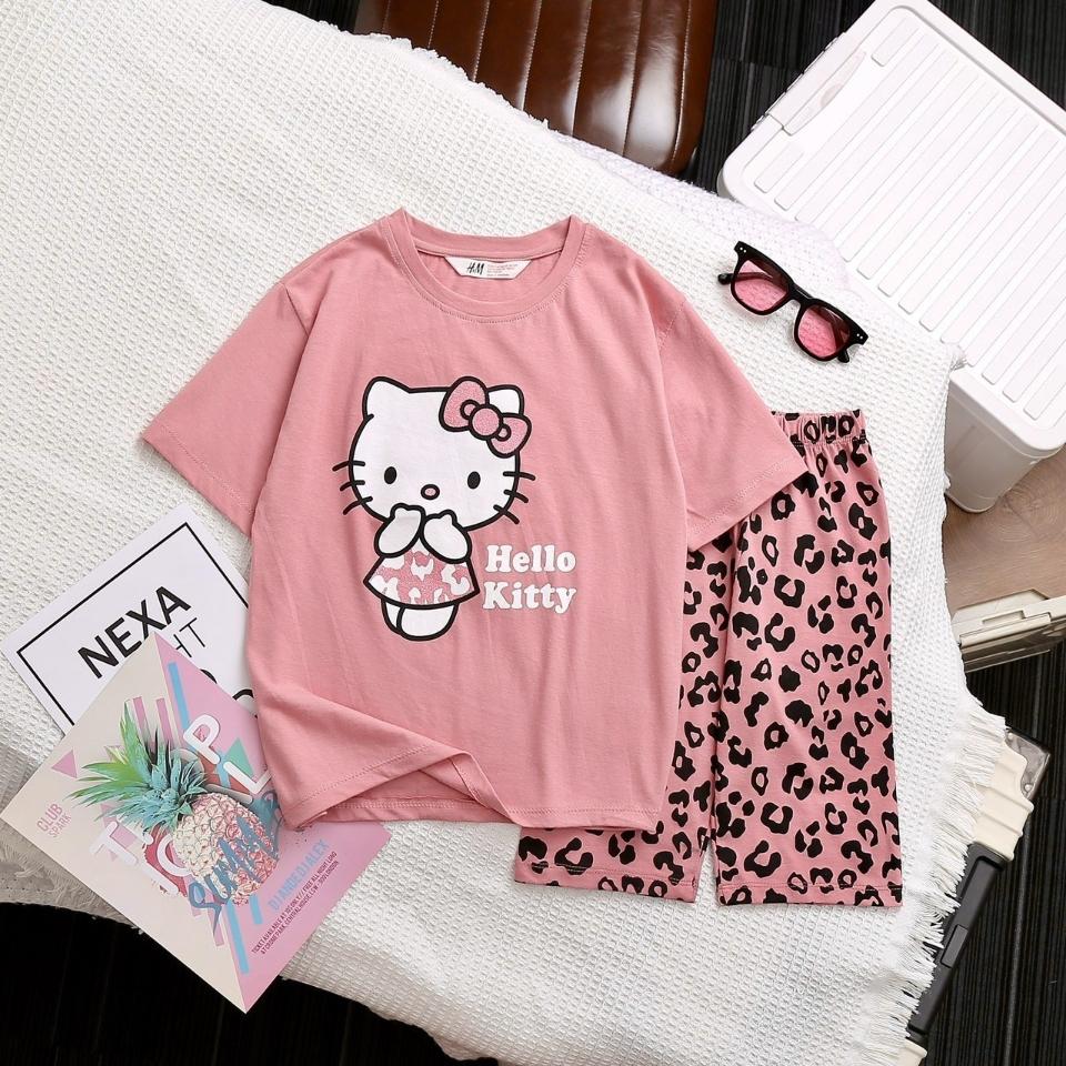 Bộ lửng hello kitty -duoc-ban-tai-DẾ MÈN - QUẦN ÁO TRẺ EM
