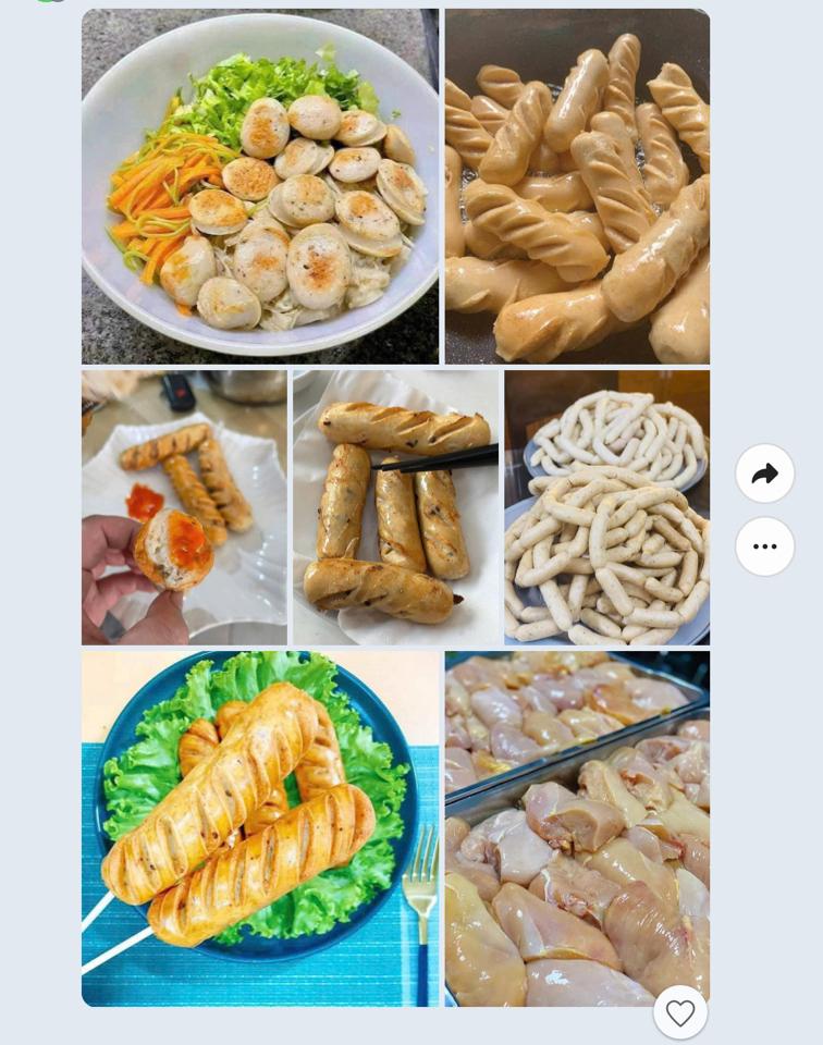 Xúc xích ức gà-duoc-ban-tai-Bếp Mẹ Mỡ - Sỉ lẻ đồ ăn