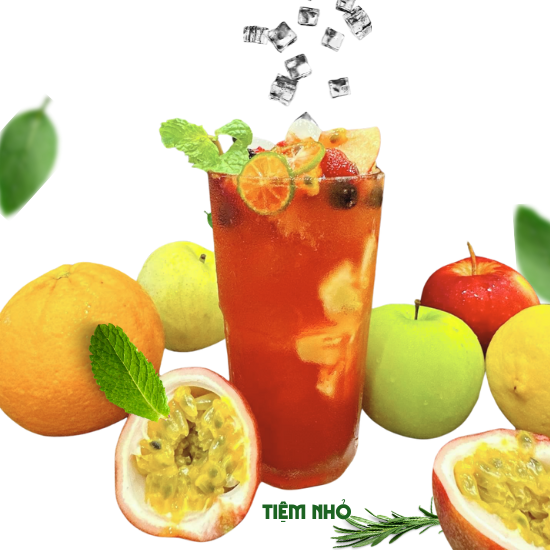 Trà trái cây tươi nhiệt đới-duoc-ban-tai-TIỆM NHỎ