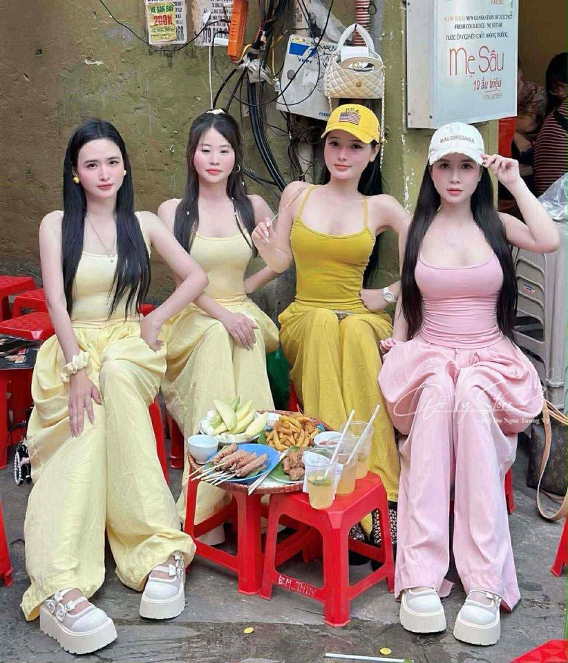 Set áo 2s quần dài kèm buộc tóc-duoc-ban-tai-Do Ngoc Tuong Vy Store