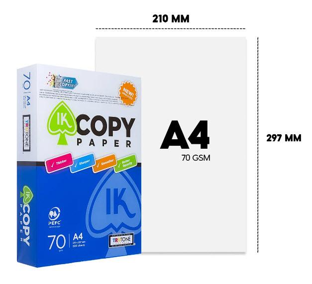 GIẤY  A4 IK COPY 70 GSM (500 TỜ) - HÀNG INDONESIA-duoc-ban-tai-CÔNG TY TNHH PHÚC HIỀN