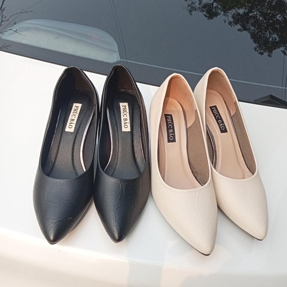 GIÀY DA NỮ PHÚC BẢO, GÓT CAO 5 PHÂN, MŨI NHỌN SIÊU BỀN ĐẸP - CHÍNH HÃNG SHOP-duoc-ban-tai-CÔNG TY TNHH PHÚC HIỀN