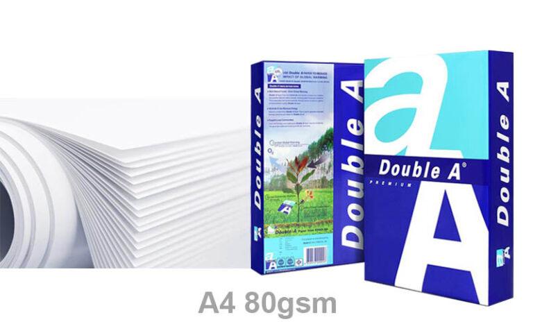 GIẤY A4 DOUBLE A 80 GSM (500 TỜ) - HÀNG THÁI LAN-duoc-ban-tai-CÔNG TY TNHH PHÚC HIỀN