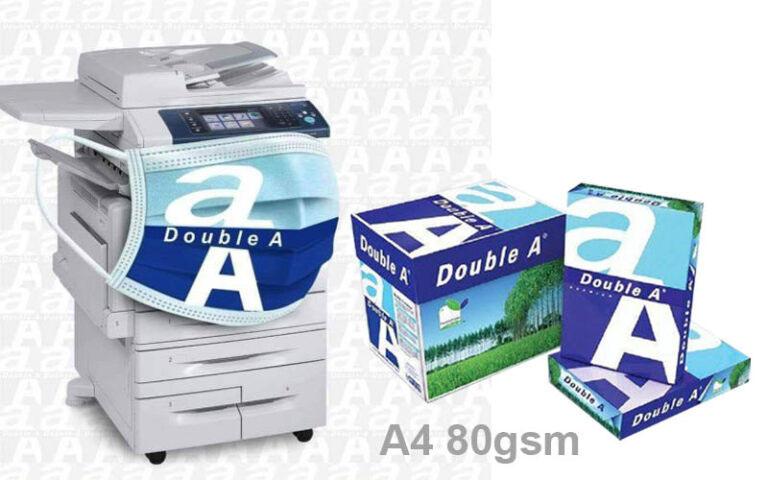 GIẤY A4 DOUBLE A 80 GSM (500 TỜ) - HÀNG THÁI LAN-duoc-ban-tai-CÔNG TY TNHH PHÚC HIỀN