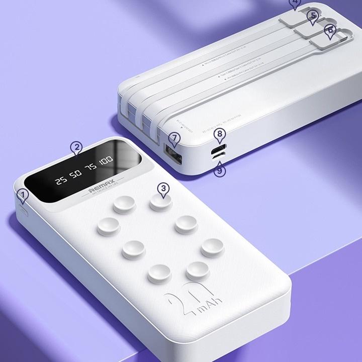 [HỘP 1 CÁI] SẠC DỰ PHÒNG KÈM CÁP RPP-297 20.000MAH - REMAX-duoc-ban-tai-CÔNG TY TNHH PHÚC HIỀN