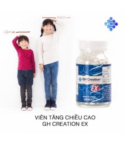 Viên uống GH Creation EX+ hỗ trợ tăng chiều cao -duoc-ban-tai-TINH HOA NHẬT BẢN