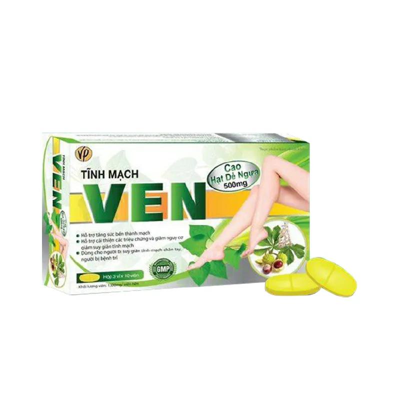 Viên uống hỗ trợ người bị suy giãn tĩnh mạch Tĩnh Mạch VEN hộp 30 viên-duoc-ban-tai-TINH HOA NHẬT BẢN