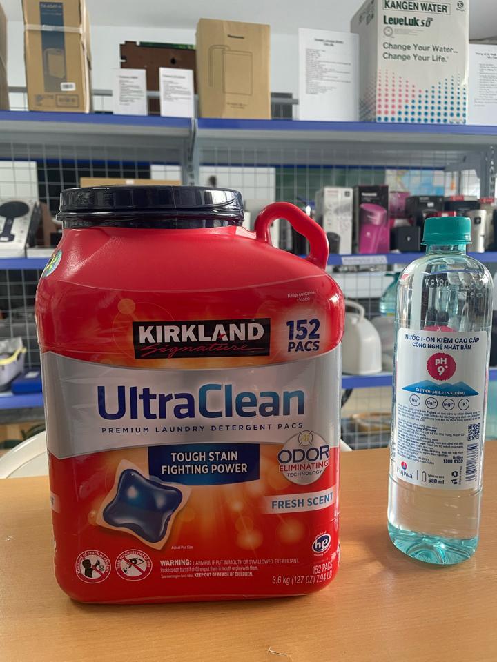 Viên giặt xả kháng khuẩn Kirkland Signature Ultra Clean 152 viên-duoc-ban-tai-TINH HOA NHẬT BẢN