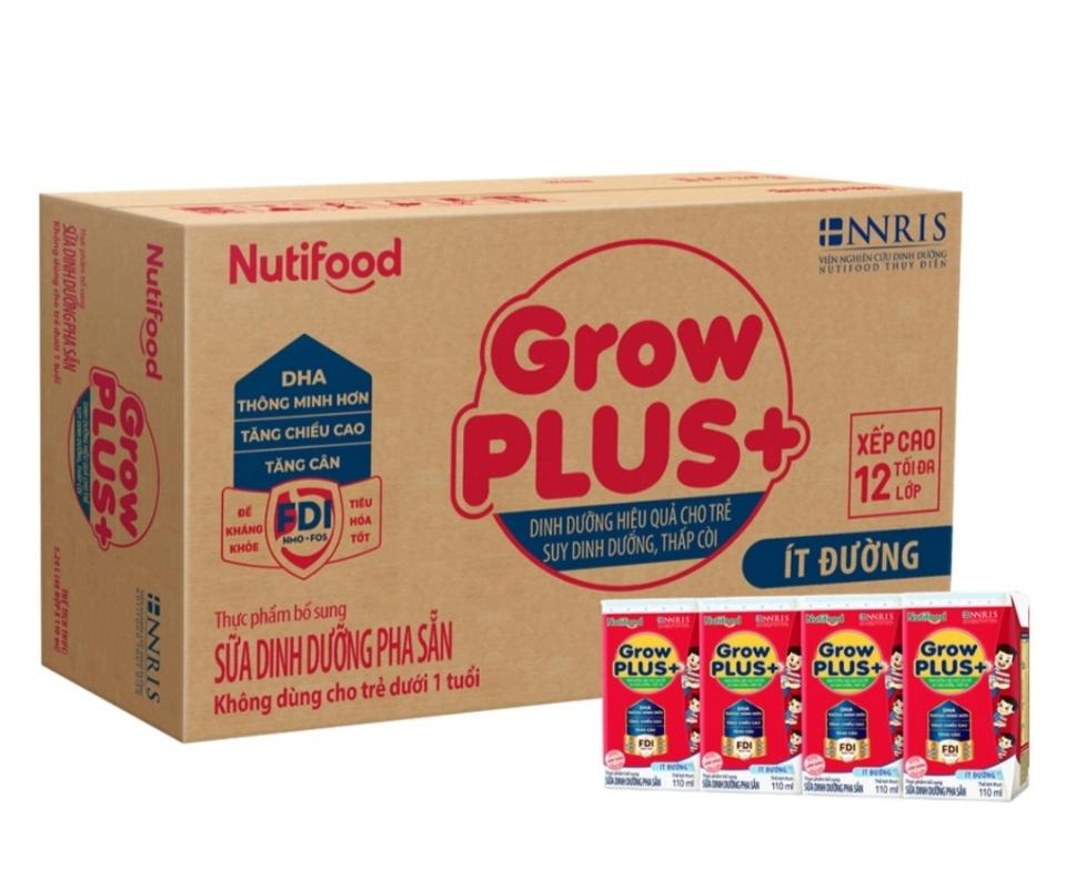 Thùng 48 hộp SBPS GROWPLUS, ít đường, hộp 110ml-duoc-ban-tai-HKD CỬA HÀNG DIỆU THƯ
