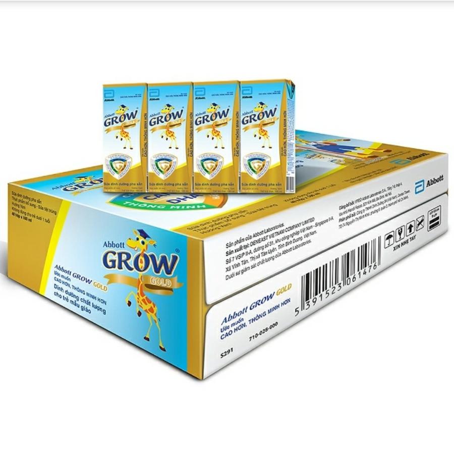 Thùng 48 hộp Sbps Abbott Grow gold hộp 180ml-duoc-ban-tai-HKD CỬA HÀNG DIỆU THƯ