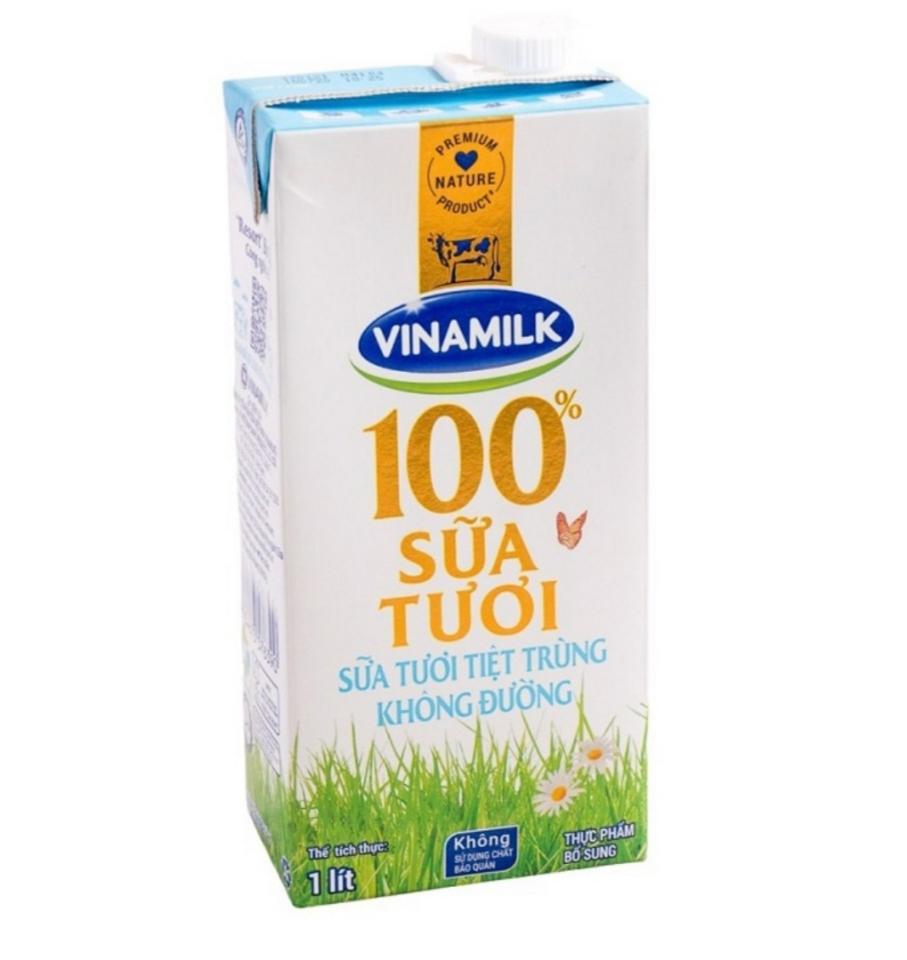 1 hộp Sttt Vinamilk không đường hộp 1 lít-duoc-ban-tai-HKD CỬA HÀNG DIỆU THƯ