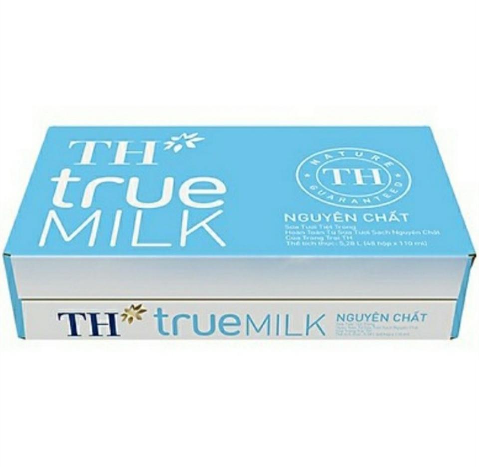 1 Thùng Sttt TH true milk không đường hộp 110ml-duoc-ban-tai-HKD CỬA HÀNG DIỆU THƯ