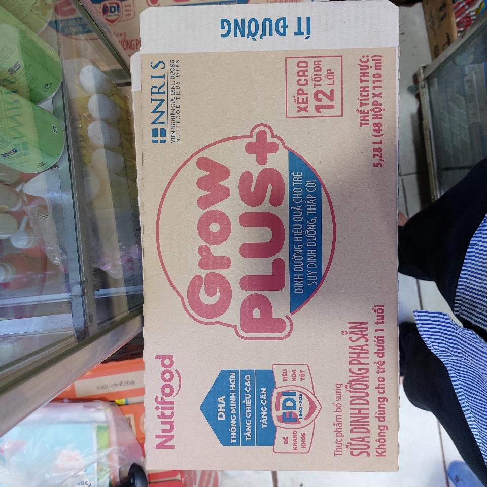 Thùng 48 hộp SBPS GROWPLUS, ít đường, hộp 110ml-duoc-ban-tai-HKD CỬA HÀNG DIỆU THƯ