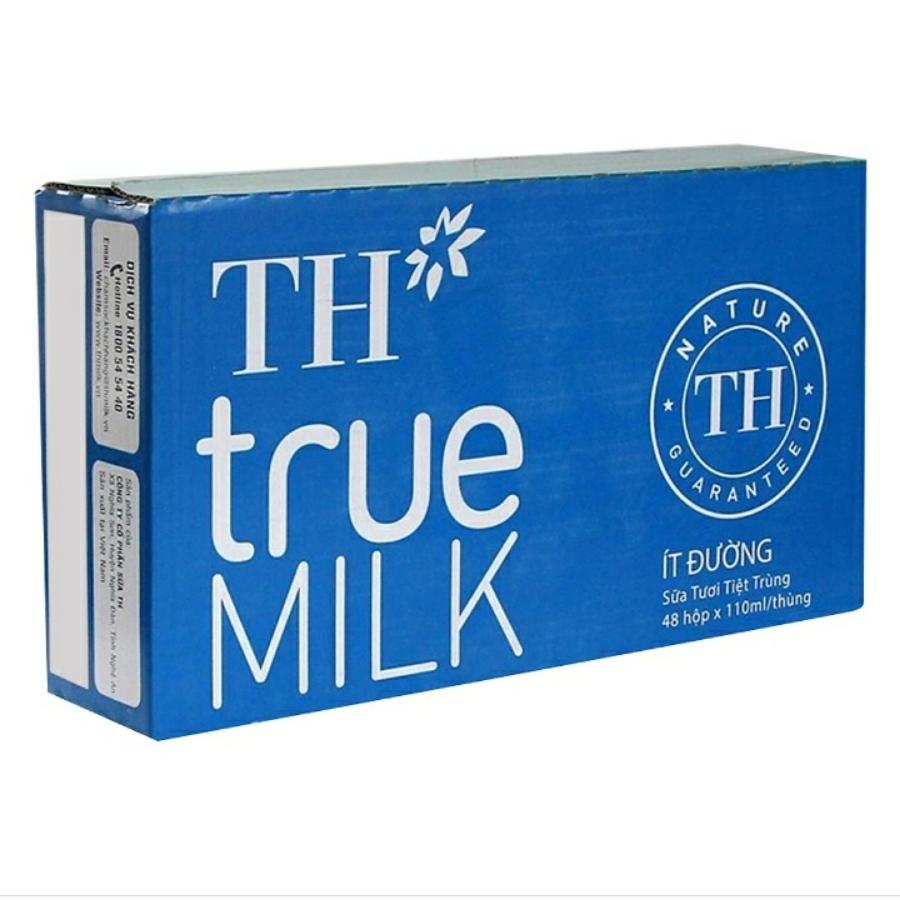 Thùng 48 hộp Sttt Th Truemilk ít đường, hộp 110ml-duoc-ban-tai-HKD CỬA HÀNG DIỆU THƯ