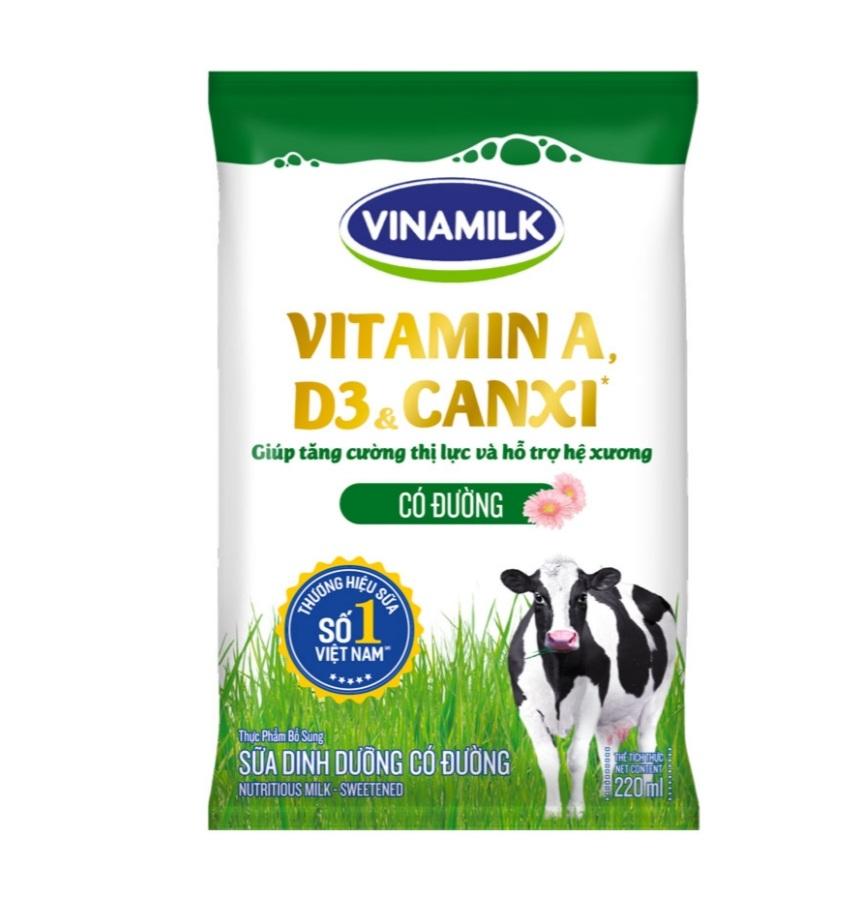 Bịch sữa dinh dưỡng Vinamilk, 220ml-duoc-ban-tai-HKD CỬA HÀNG DIỆU THƯ