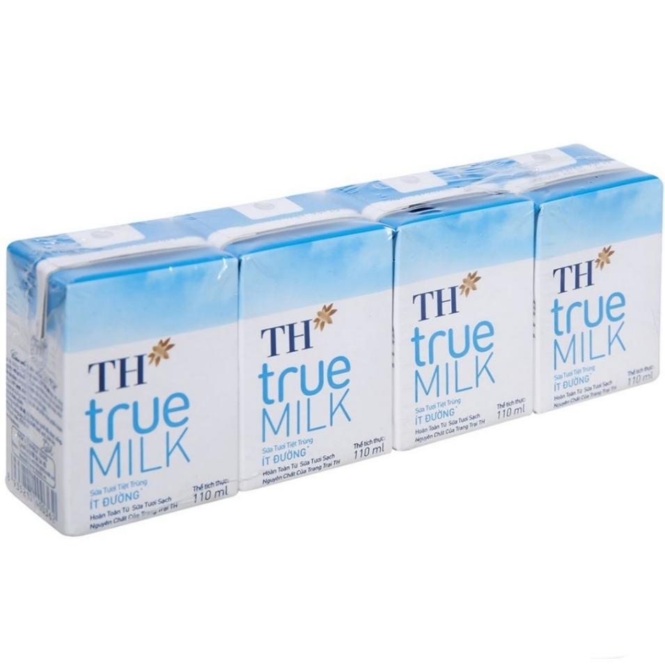 Lốc Sttt TH truemilk ít đường hộp 110ml-duoc-ban-tai-HKD CỬA HÀNG DIỆU THƯ