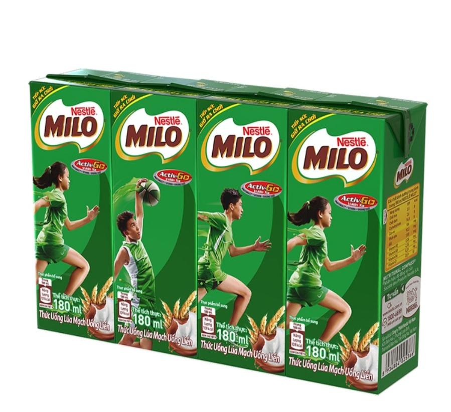 Lóc 4 hộp Sữa lúa mạch MILO, hộp 180ml-duoc-ban-tai-HKD CỬA HÀNG DIỆU THƯ
