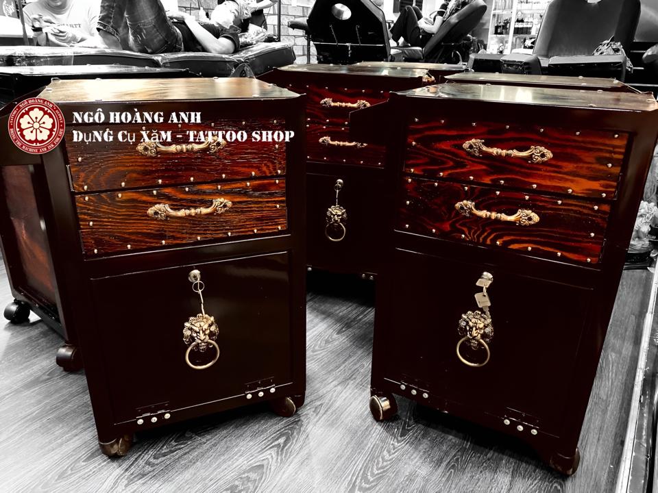 Tủ Xăm Gỗ -duoc-ban-tai-DỤNG CỤ XĂM - TATTOO SHOP