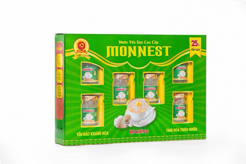 Hộp quà ăn kiêng Monnest 25% Yến-duoc-ban-tai-NPP BẢO CHÂU HP PHÂN PHỐI YẾN SÀO CAO CẤP SUNNEST MONNEST