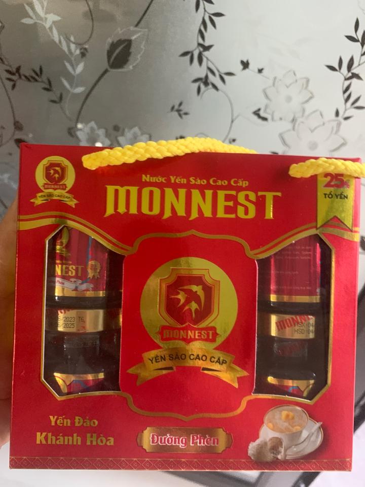 Lốc có đường Monnest 25% Yến -duoc-ban-tai-NPP BẢO CHÂU HP PHÂN PHỐI YẾN SÀO CAO CẤP SUNNEST MONNEST