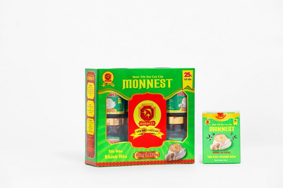 Lốc đường ăn kiêng Monnest 25% Yến-duoc-ban-tai-NPP BẢO CHÂU HP PHÂN PHỐI YẾN SÀO CAO CẤP SUNNEST MONNEST