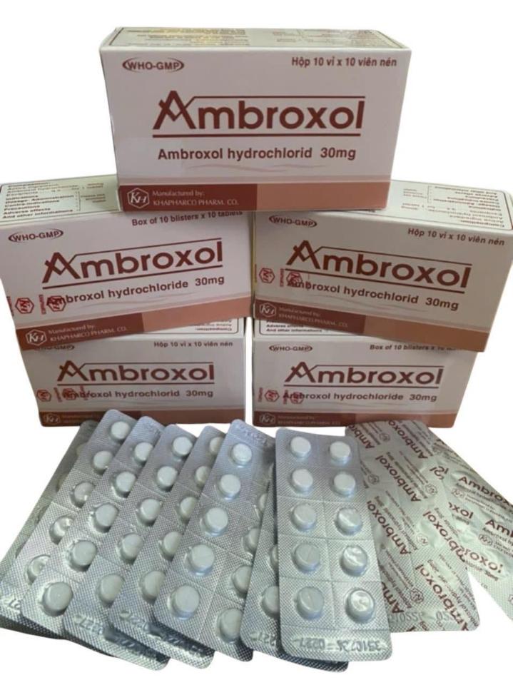 Ambroxol 30mg(100v) KH-duoc-ban-tai-💊 Đóng Toa  (Ship cod toàn quốc) 💊