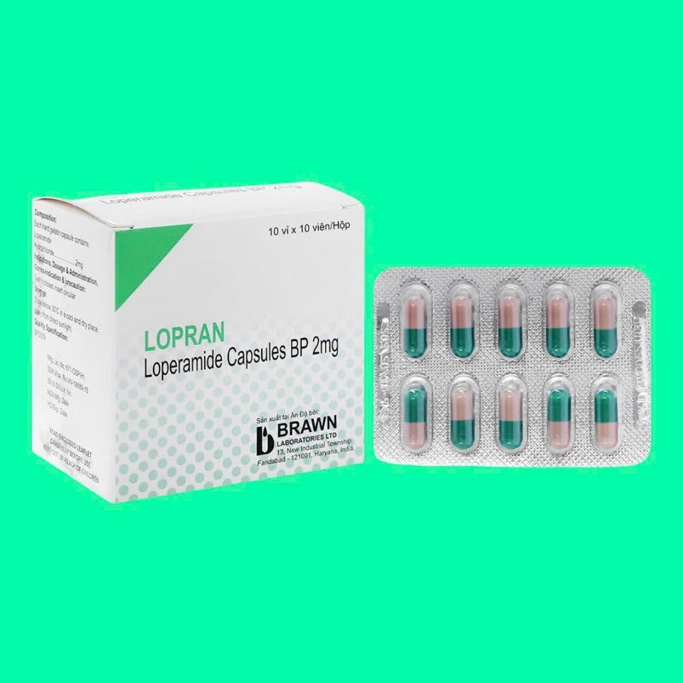 . Loperamid  2mg (100 viên) -duoc-ban-tai-💊 Đóng Toa  (Ship cod toàn quốc) 💊