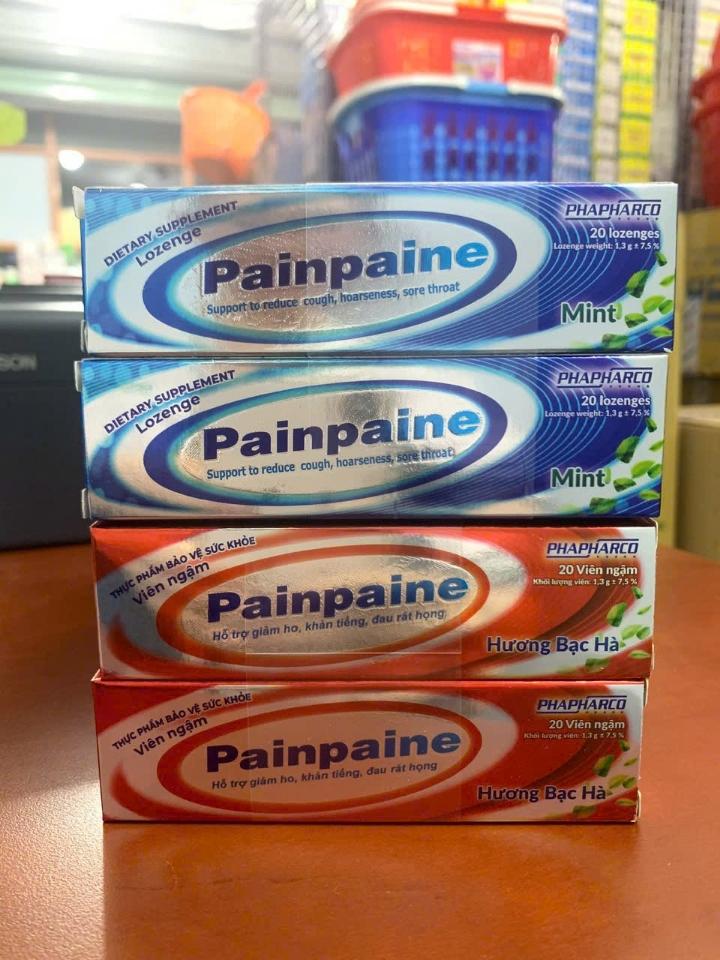 🔹Painpain kẹo ngậm -duoc-ban-tai-💊 Đóng Toa  (Ship cod toàn quốc) 💊