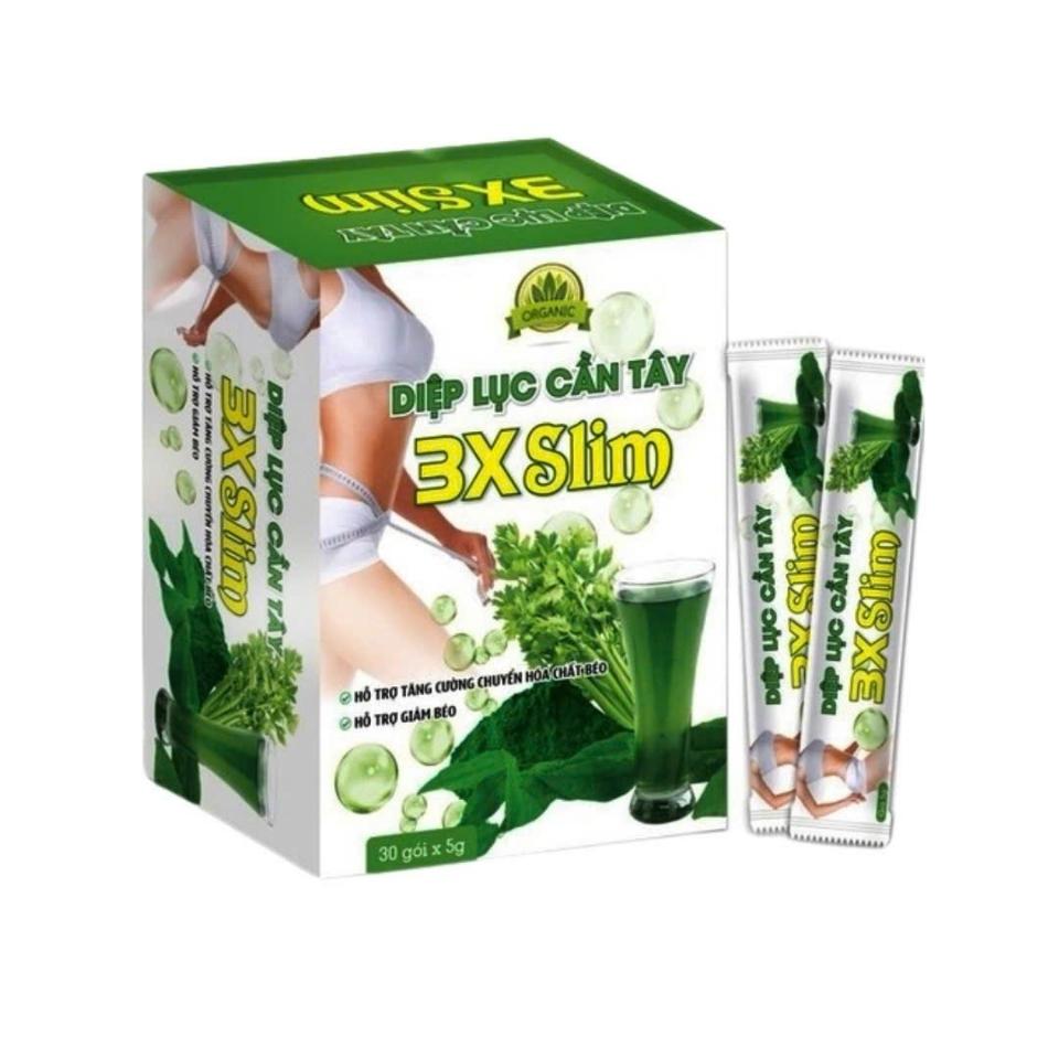 🔹 Diệp lục cần tây 3X slim-duoc-ban-tai-💊 Đóng Toa  (Ship cod toàn quốc) 💊