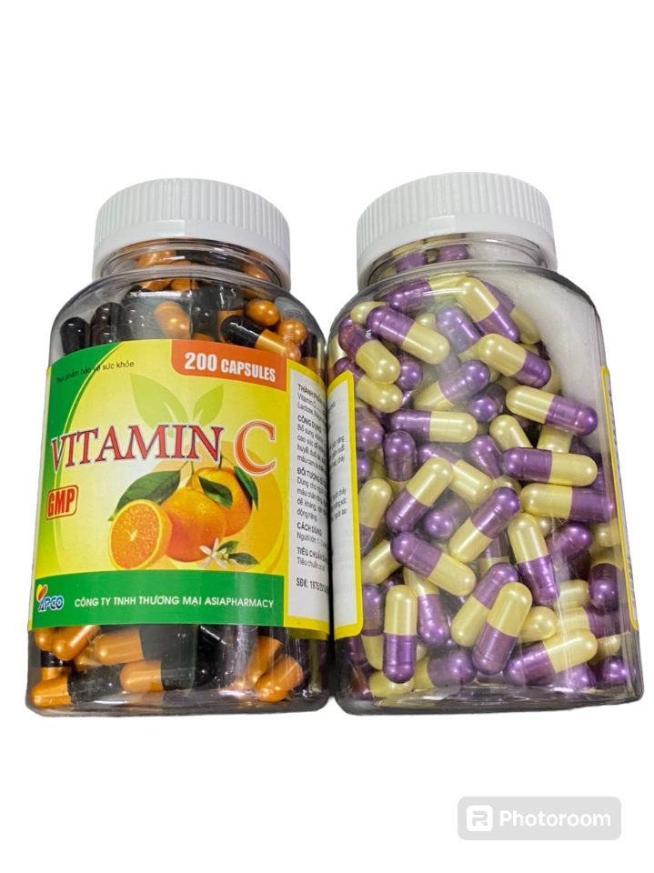 .Vitamin C 500mg ( chai lớn 200 viên) -duoc-ban-tai-💊 Đóng Toa  (Ship cod toàn quốc) 💊