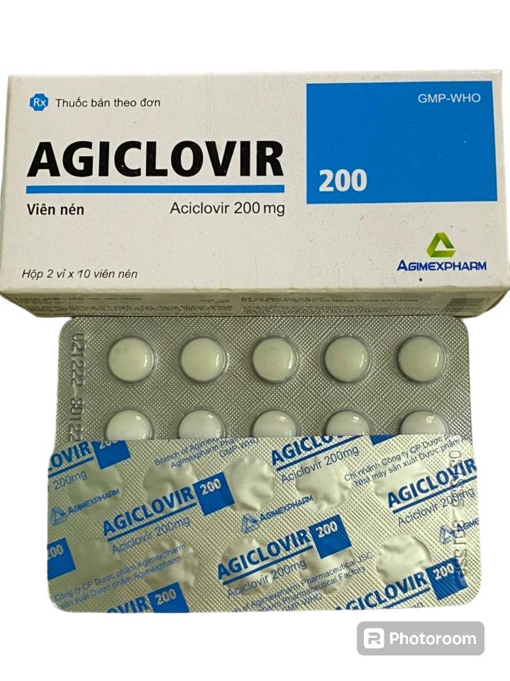 Agiclovir  ( aciclovir200mg) '-duoc-ban-tai-CỬA HÀNG THẢO DƯỢC VÀNG