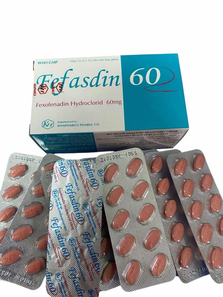 .Fefasdin 60mg ( fexofenadin) -duoc-ban-tai-💊 Đóng Toa  (Ship cod toàn quốc) 💊